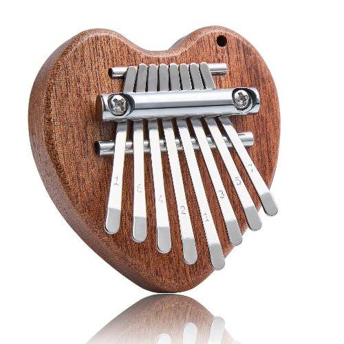 Portable Wooden 8 Key Kalimba + FREE Song e - book! - Harmeloria