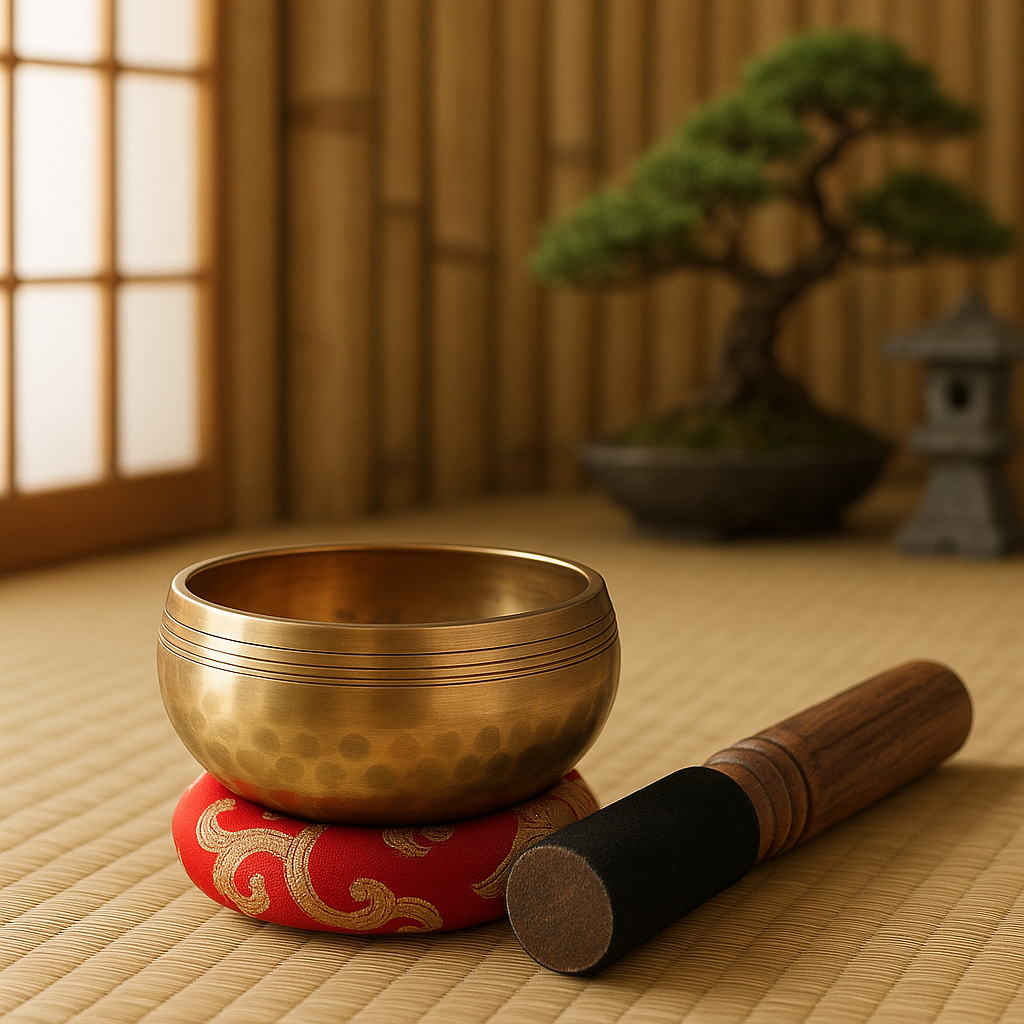 Tibetan Singing Meditation Bowl Set + FREE Meditation e-book!