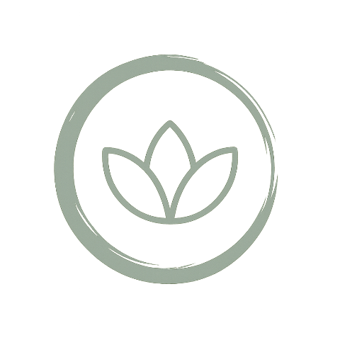 Create me a logo in a green sage color (color code A8BCA1) on a white background, which will immediately catch attention and rmeind you on meditation/relaxation/zen objects or work. Logo can be simple
