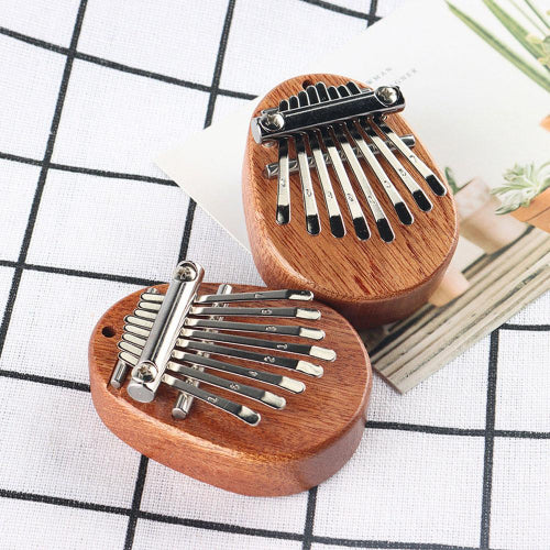 Portable Wooden 8 Key Kalimba + FREE Song e-book!