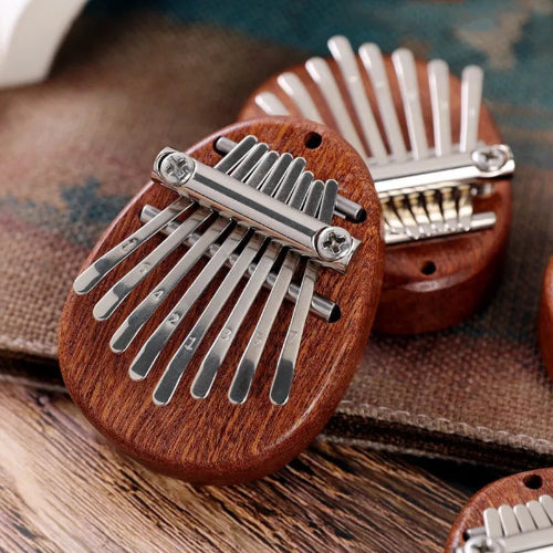 Portable Wooden 8 Key Kalimba + FREE Song e-book!