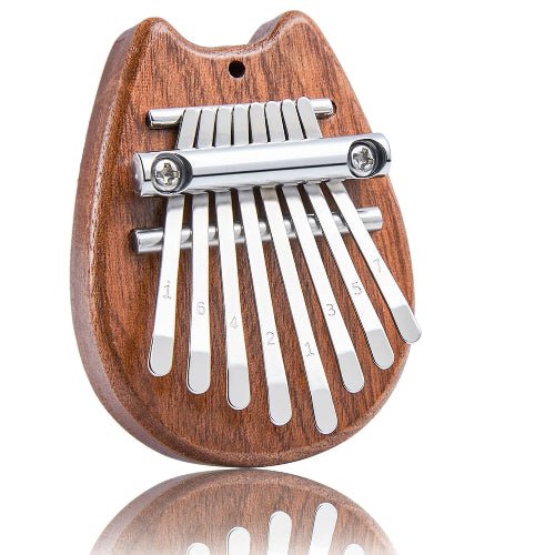 Portable Wooden 8 Key Kalimba + FREE Song e - book! - Harmeloria
