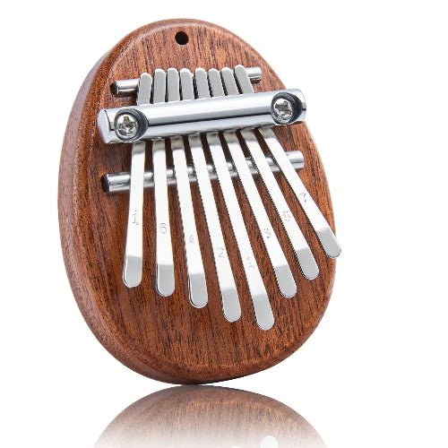 Portable Wooden 8 Key Kalimba + FREE Song e - book! - Harmeloria