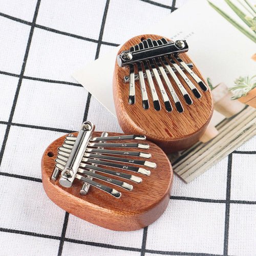 Portable Wooden 8 Key Kalimba + FREE Song e - book! - Harmeloria